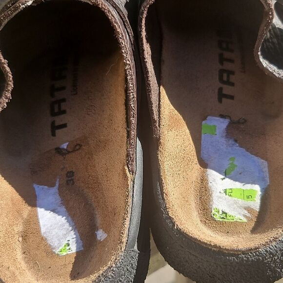 Birkenstock Tatami Brown Leather Clogs Size 36 (EU) – Open Footprint - Picture 4 of 6
